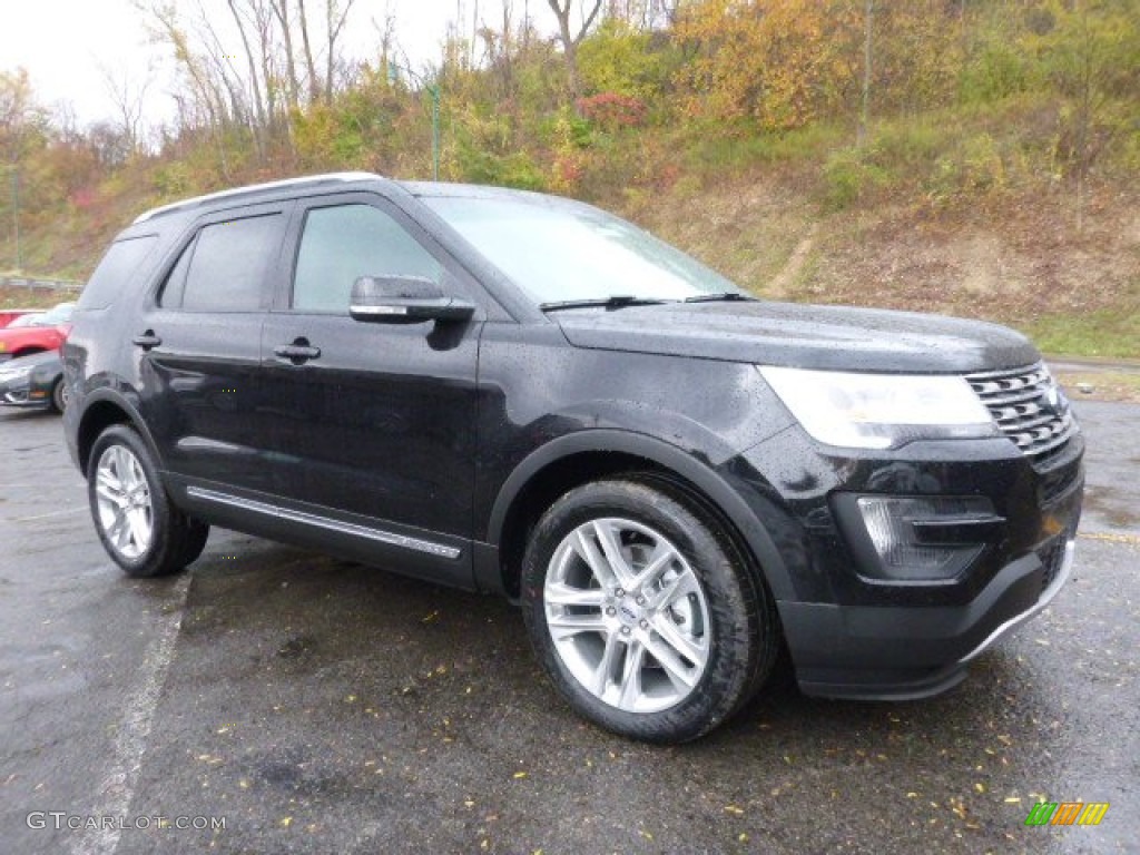 2016 Explorer XLT 4WD - Shadow Black / Medium Light Camel photo #1