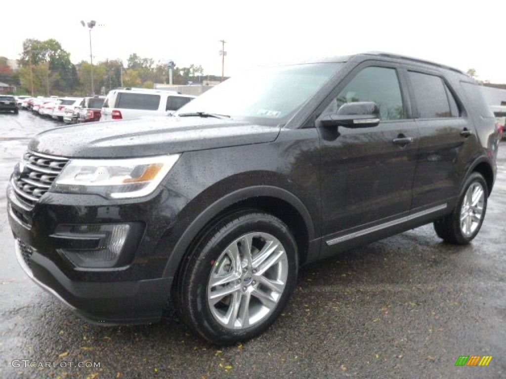 2016 Explorer XLT 4WD - Shadow Black / Medium Light Camel photo #5