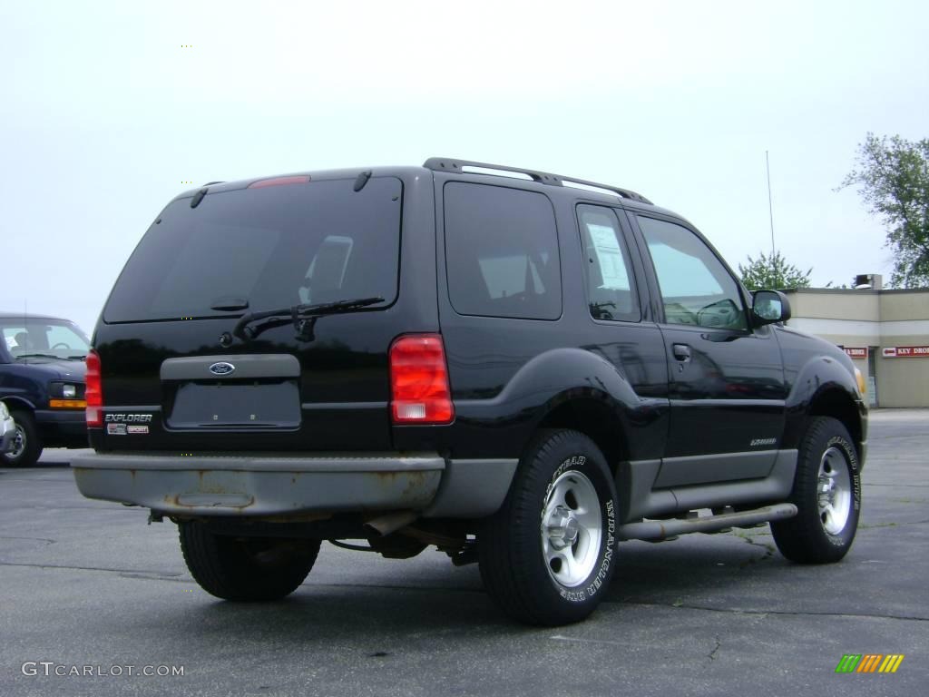 2001 Explorer Sport 4x4 - Black / Medium Prairie Tan photo #7