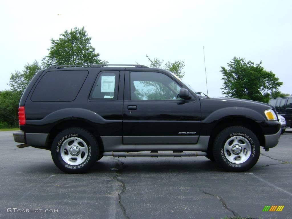 2001 Explorer Sport 4x4 - Black / Medium Prairie Tan photo #8