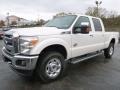 White Platinum Metallic - F350 Super Duty Lariat Crew Cab 4x4 Photo No. 5