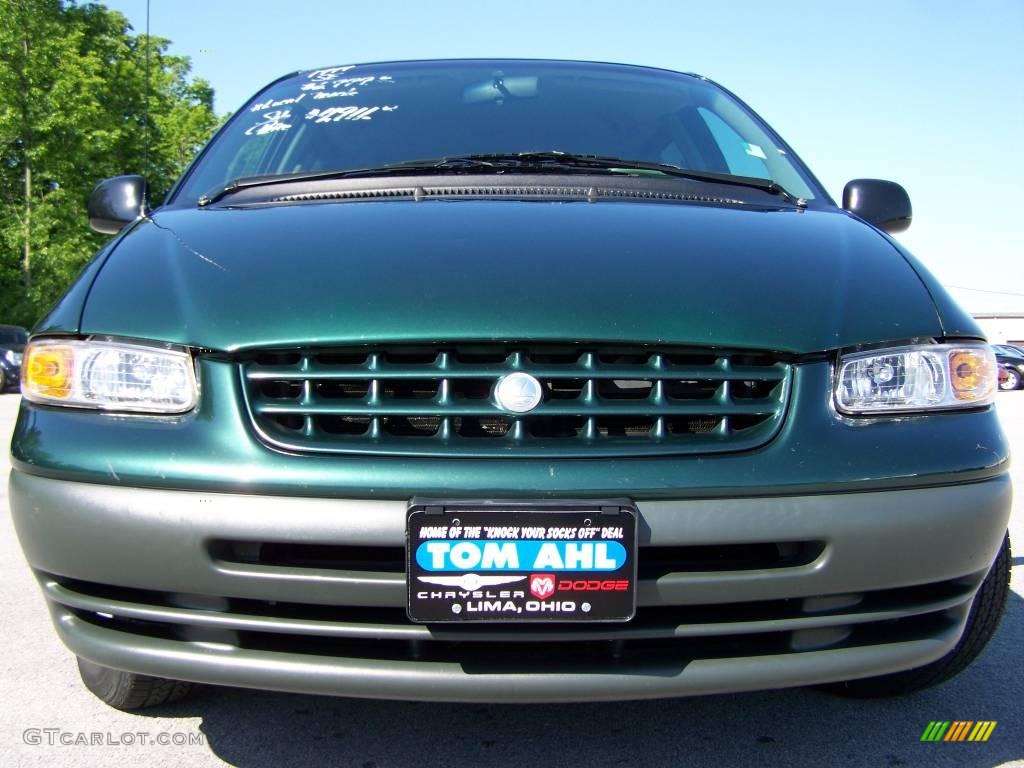 1999 Grand Voyager Expresso - Forest Green Pearl / Silver Fern photo #2