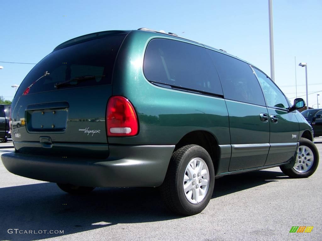 1999 Grand Voyager Expresso - Forest Green Pearl / Silver Fern photo #5