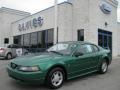 2001 Electric Green Metallic Ford Mustang V6 Coupe  photo #1