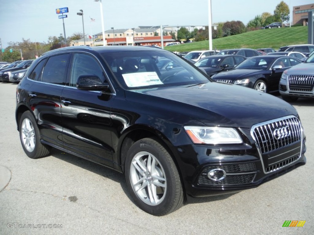 Mythos Black Metallic 2016 Audi Q5 3.0 TFSI Premium Plus quattro Exterior Photo #108123192