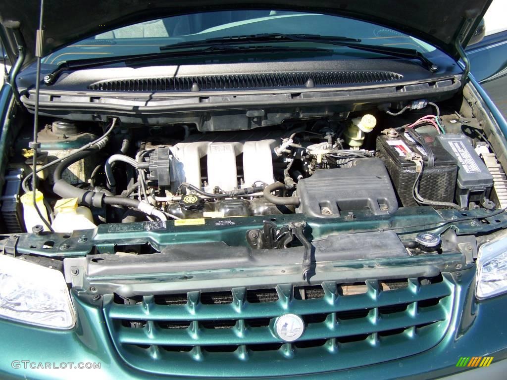 1999 Grand Voyager Expresso - Forest Green Pearl / Silver Fern photo #13