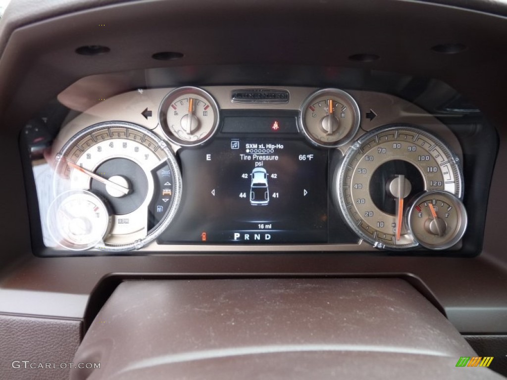 2016 Ram 1500 Laramie Longhorn Crew Cab 4x4 Gauges Photo #108123534