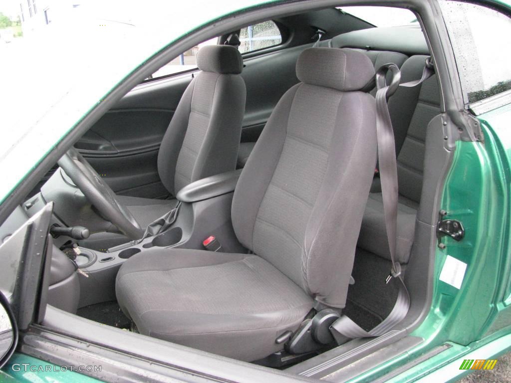 2001 Mustang V6 Coupe - Electric Green Metallic / Dark Charcoal photo #9