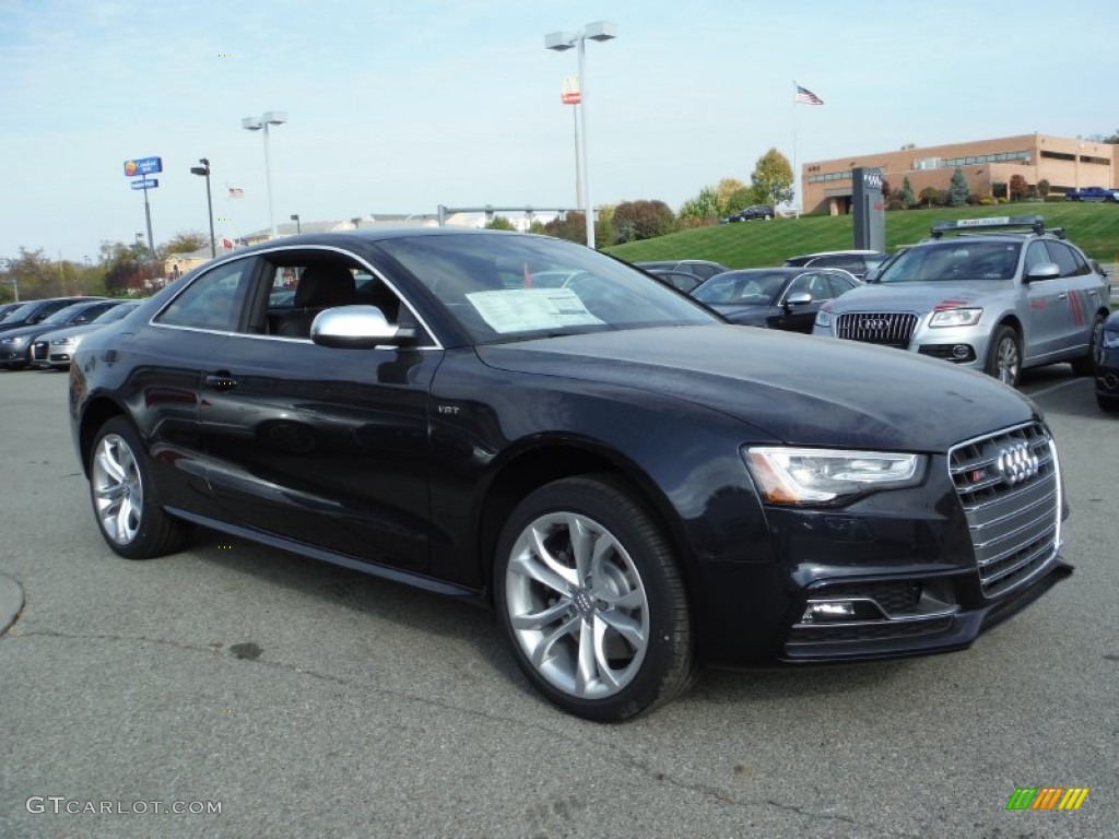 2016 S5 Premium Plus quattro Coupe - Moonlight Blue Metallic / Black photo #8