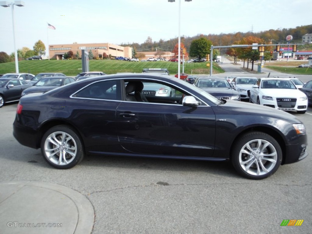2016 S5 Premium Plus quattro Coupe - Moonlight Blue Metallic / Black photo #9