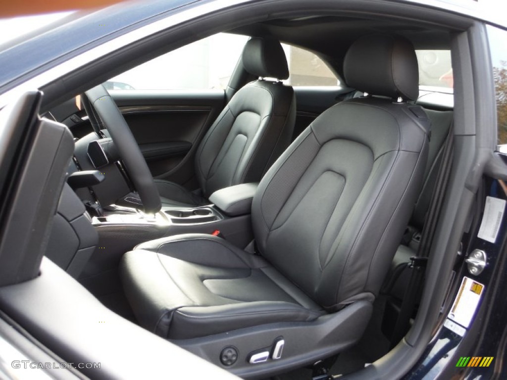 Black Interior 2016 Audi S5 Premium Plus quattro Coupe Photo #108124344