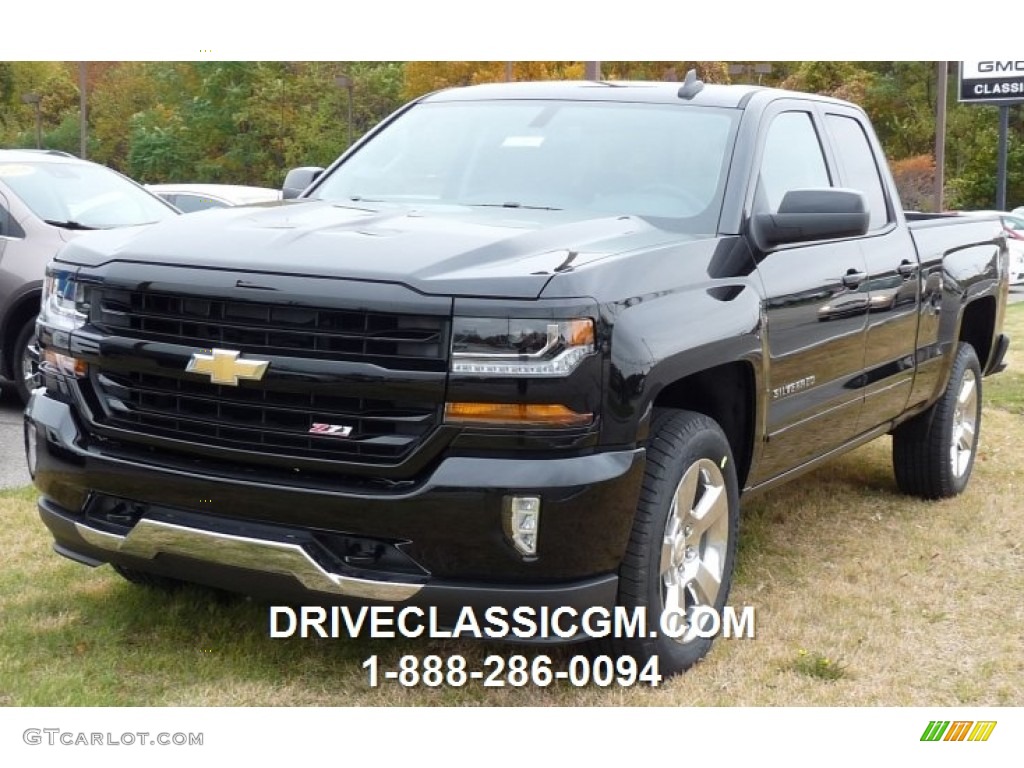 2016 Silverado 1500 LT Z71 Double Cab 4x4 - Black / Jet Black photo #1