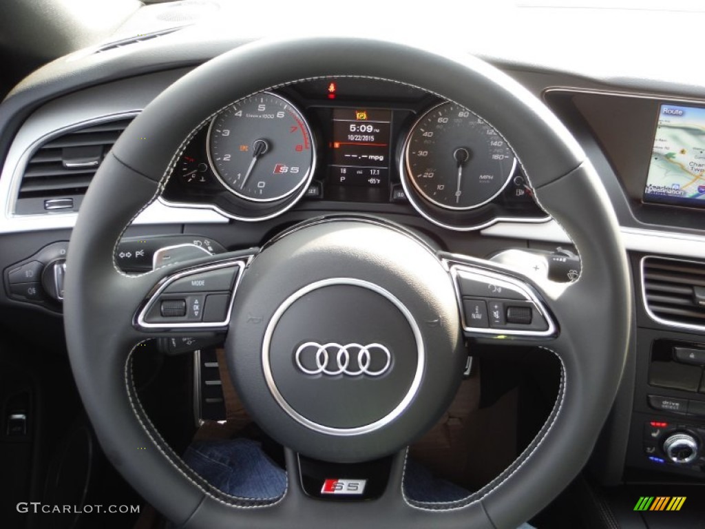 2016 S5 Premium Plus quattro Coupe - Moonlight Blue Metallic / Black photo #28
