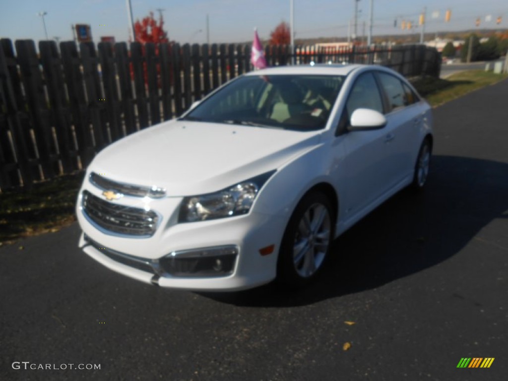 2016 Cruze Limited LTZ - Summit White / Cocoa/Light Neutral photo #3