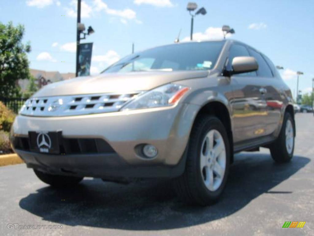 2003 Murano SL AWD - Luminous Gold Metallic / Charcoal photo #2