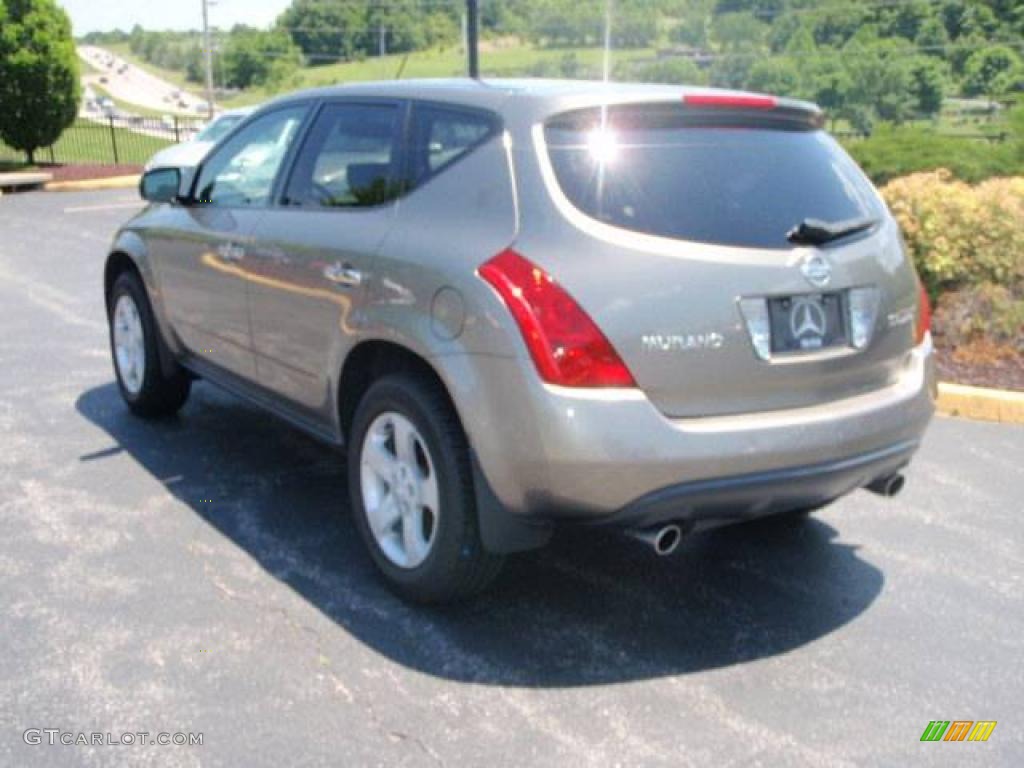 2003 Murano SL AWD - Luminous Gold Metallic / Charcoal photo #7