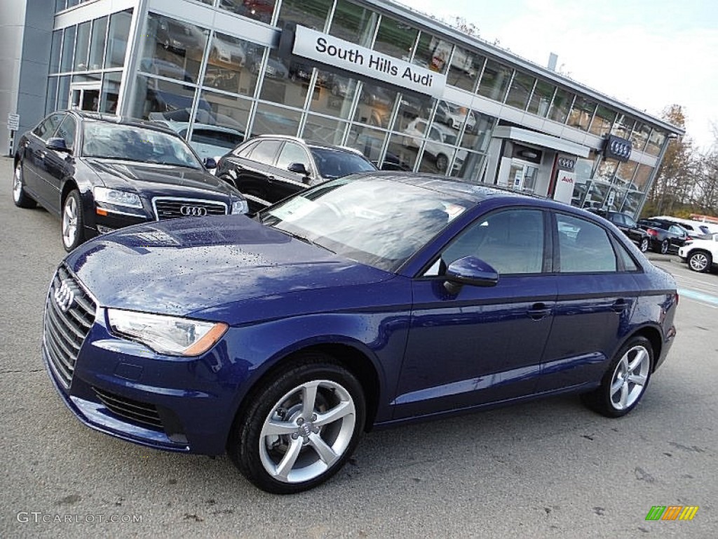 2016 A3 2.0 Premium quattro - Scuba Blue Metallic / Chestnut Brown photo #1