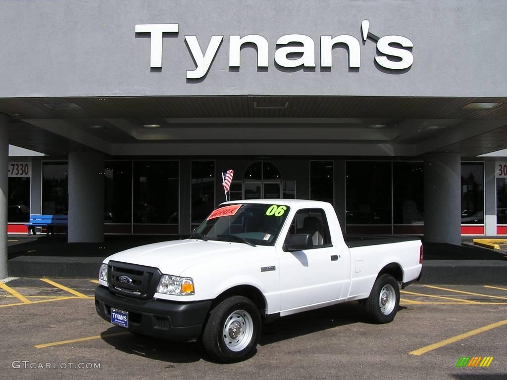 2006 Ranger XL Regular Cab - Oxford White / Medium Dark Flint photo #1