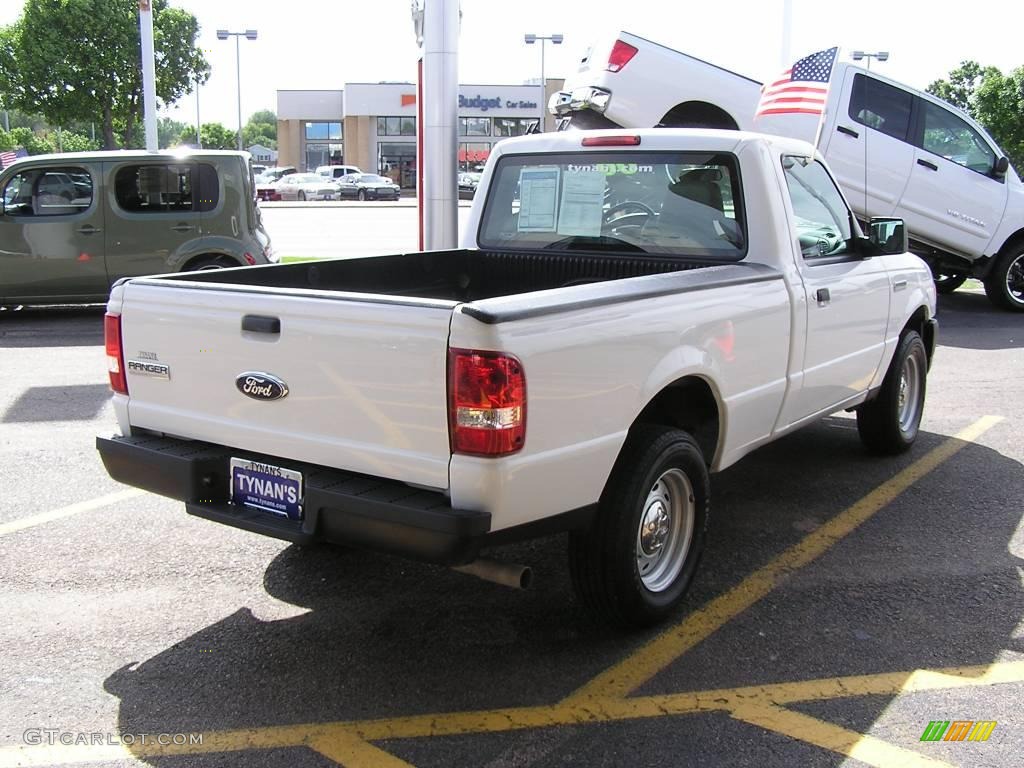 2006 Ranger XL Regular Cab - Oxford White / Medium Dark Flint photo #6
