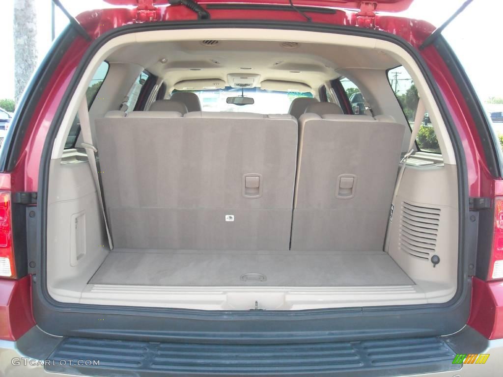 2003 Expedition Eddie Bauer - Laser Red Tinted Metallic / Medium Parchment photo #15