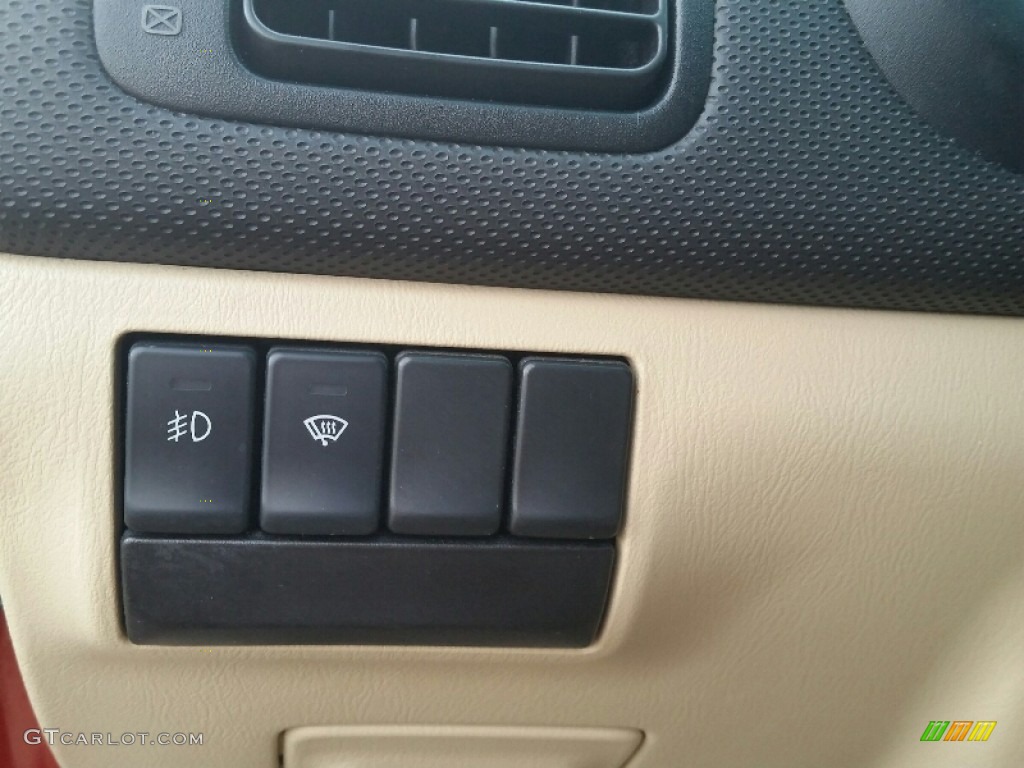 2007 Forester 2.5 X Premium - Garnet Red Pearl / Desert Beige photo #16