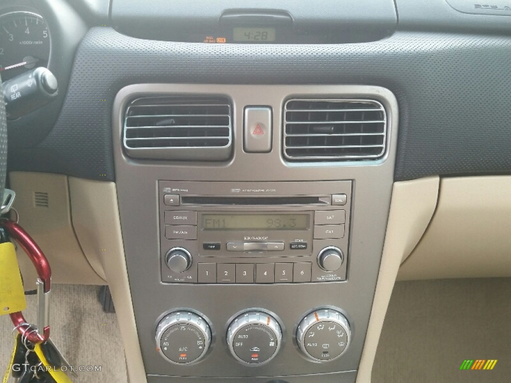 2007 Forester 2.5 X Premium - Garnet Red Pearl / Desert Beige photo #18