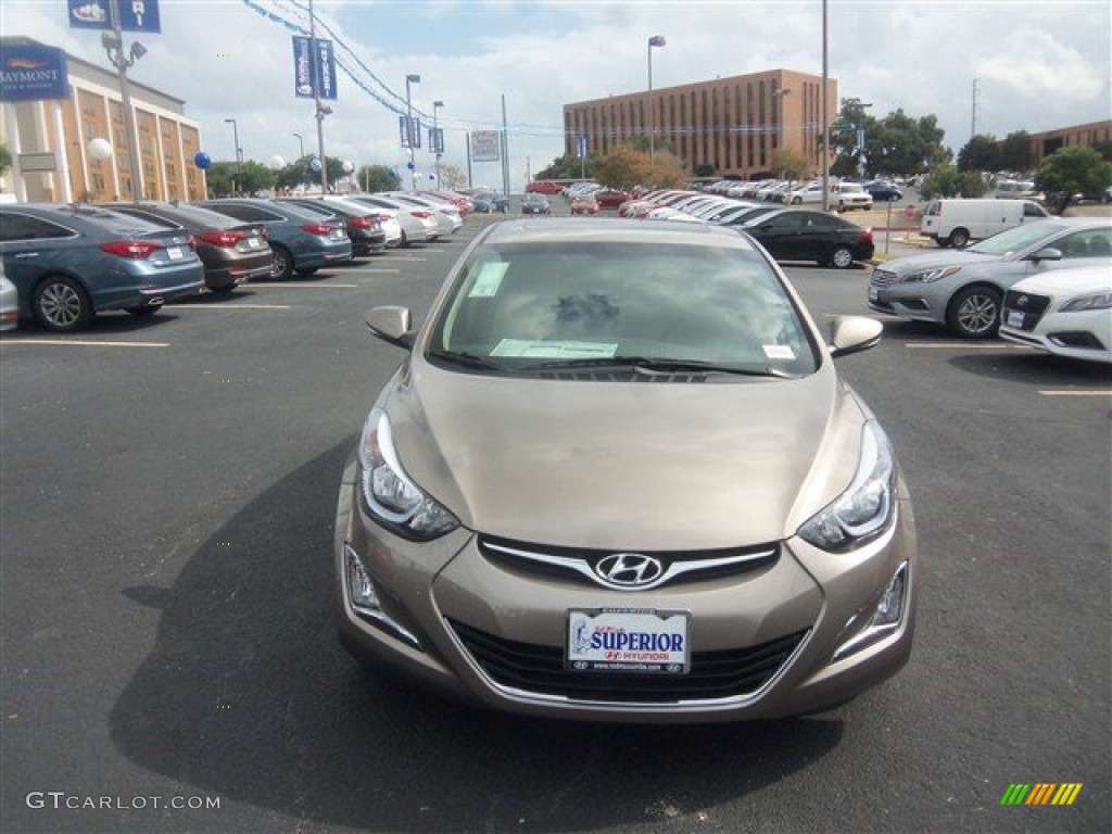 2016 Elantra Value Edition - Desert Bronze / Beige photo #4