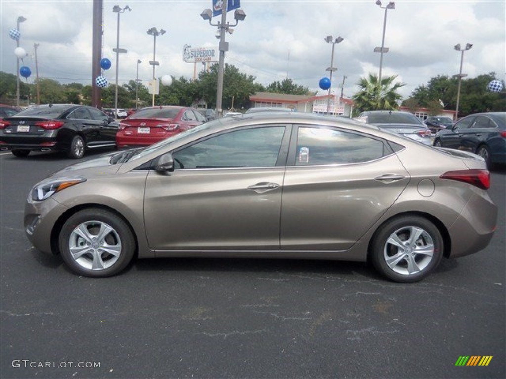 2016 Elantra Value Edition - Desert Bronze / Beige photo #7