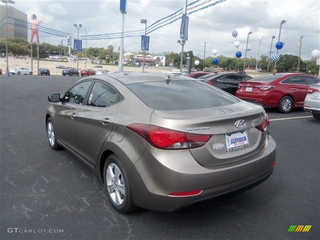 2016 Elantra Value Edition - Desert Bronze / Beige photo #8