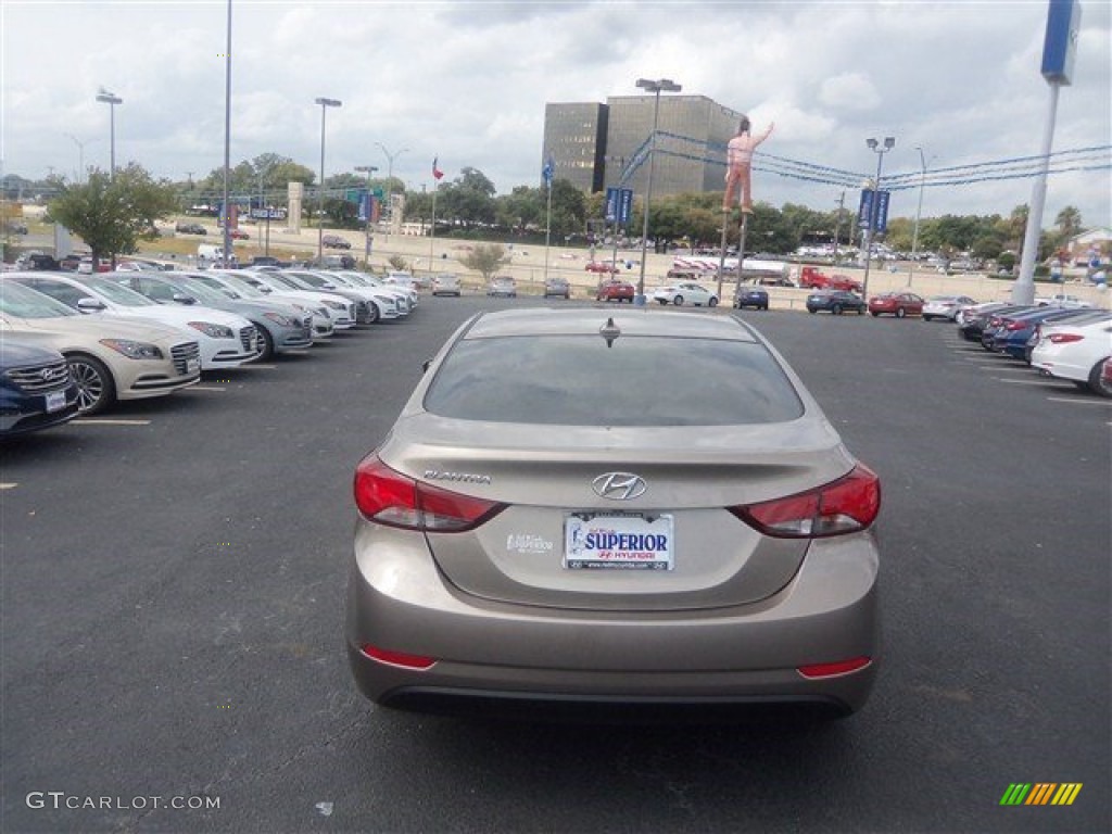 2016 Elantra Value Edition - Desert Bronze / Beige photo #9
