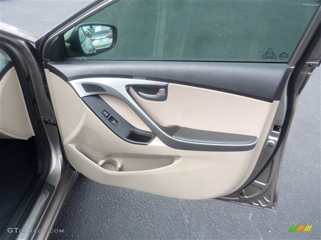 2016 Elantra Value Edition - Desert Bronze / Beige photo #12