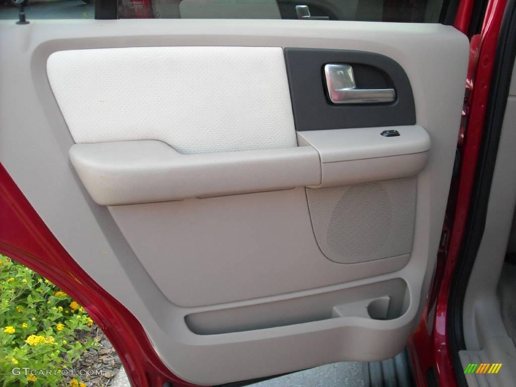 2003 Expedition Eddie Bauer - Laser Red Tinted Metallic / Medium Parchment photo #35