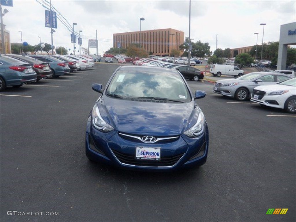 2016 Elantra SE - Blue / Gray photo #4