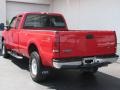 2003 Red Clearcoat Ford F250 Super Duty Lariat SuperCab 4x4  photo #4
