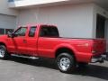 2003 Red Clearcoat Ford F250 Super Duty Lariat SuperCab 4x4  photo #6