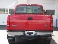 2003 Red Clearcoat Ford F250 Super Duty Lariat SuperCab 4x4  photo #7
