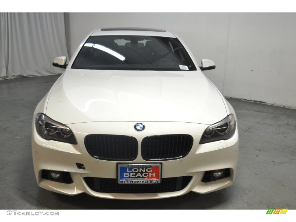 2016 5 Series 535i Sedan - Alpine White / Black photo #4