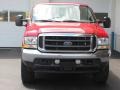2003 Red Clearcoat Ford F250 Super Duty Lariat SuperCab 4x4  photo #8