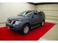 2005 Silverton Blue Pearl Nissan Pathfinder LE  photo #3