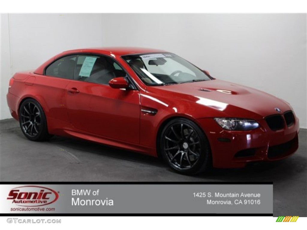 2008 M3 Convertible - Melbourne Red Metallic / Bamboo Beige photo #1