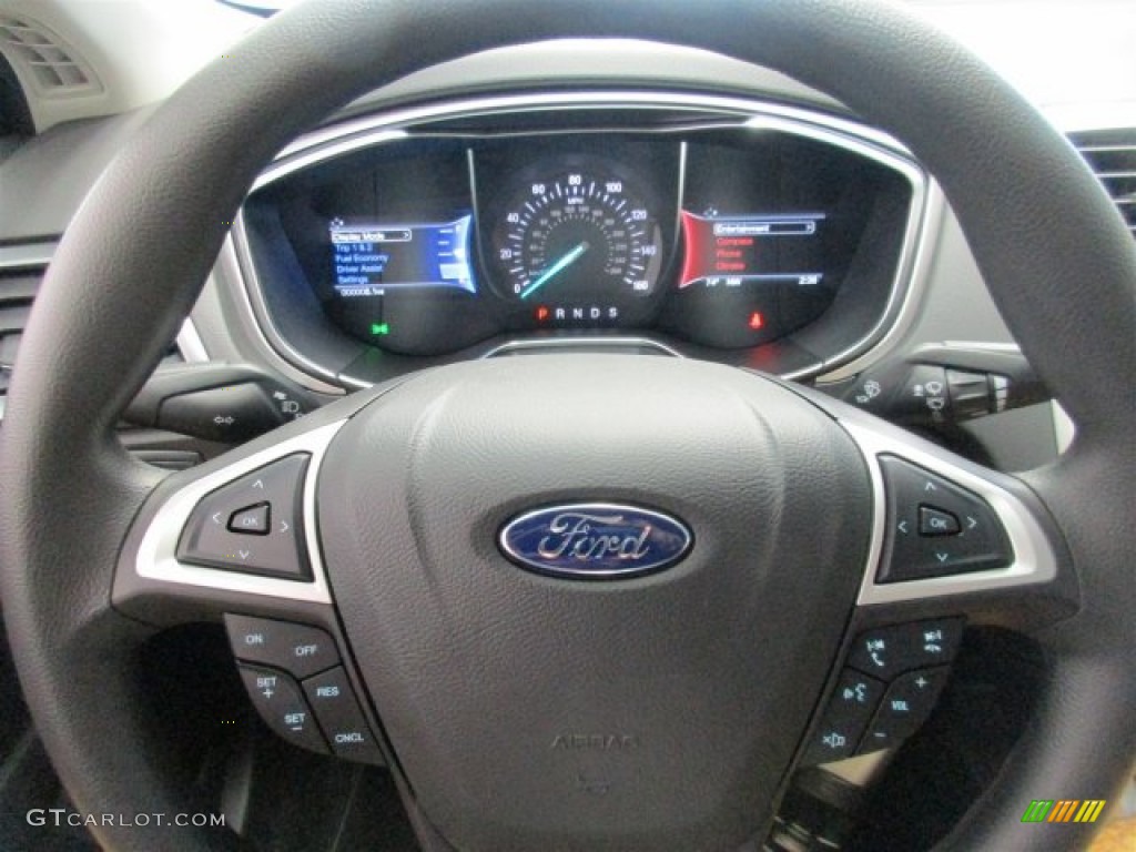 2016 Fusion SE - Deep Impact Blue Metallic / Charcoal Black photo #21