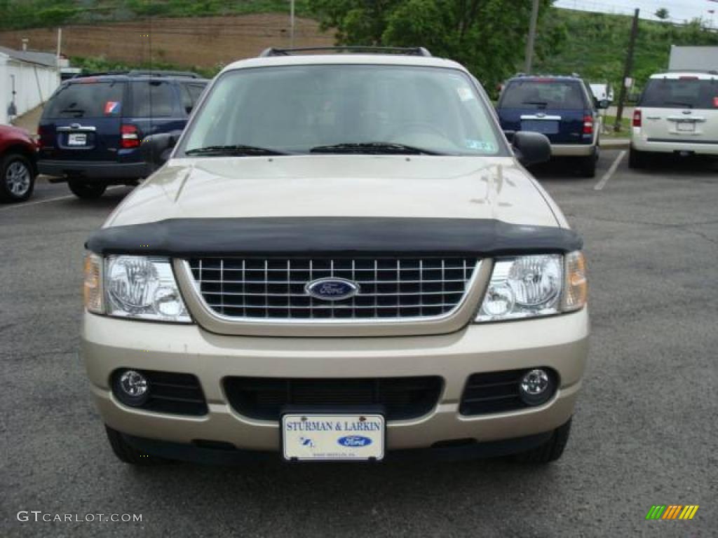 2004 Explorer XLT 4x4 - Pueblo Gold Metallic / Medium Parchment photo #8