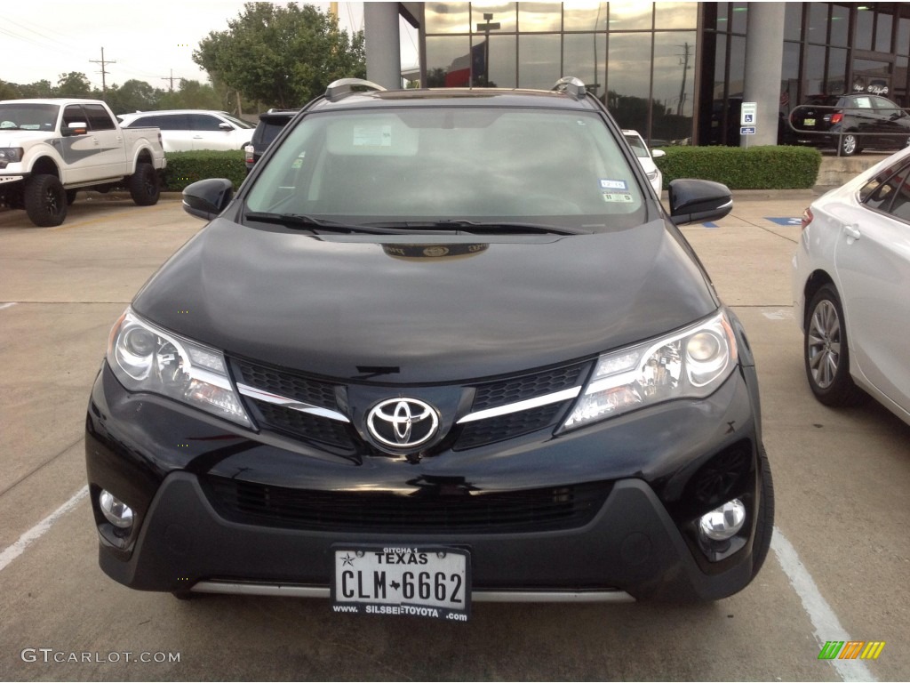 2013 RAV4 XLE - Black / Black photo #1