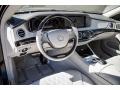 Crystal Grey/Seashell Grey 2015 Mercedes-Benz S 550 Sedan Interior Color