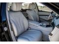 2015 Mercedes-Benz S Crystal Grey/Seashell Grey Interior Front Seat Photo