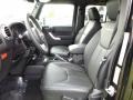 Black 2016 Jeep Wrangler Unlimited Rubicon Hard Rock 4x4 Interior Color