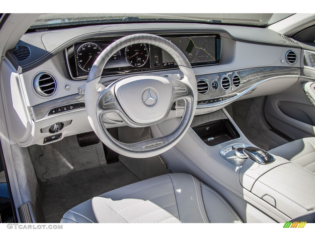 2015 S 550 Sedan - Anthracite Blue Metallic / Crystal Grey/Seashell Grey photo #5