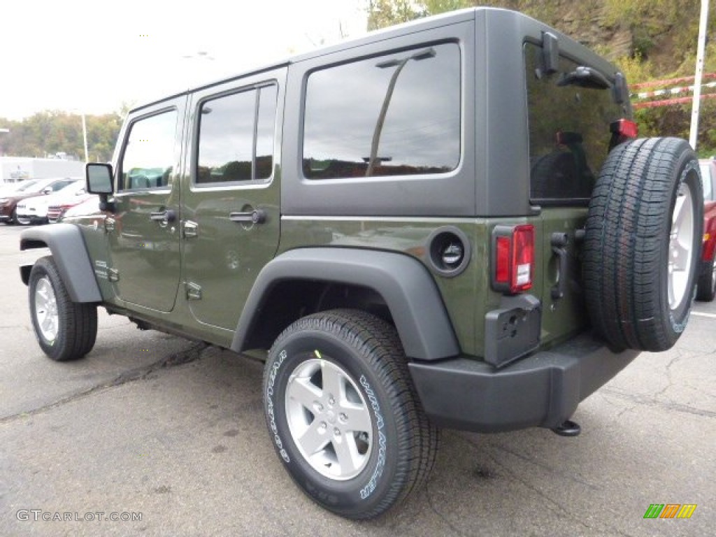 2016 Wrangler Unlimited Sport 4x4 - Tank / Black photo #3