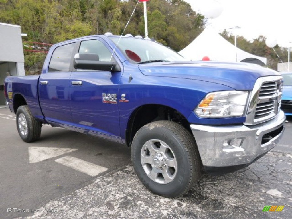 Blue Streak Pearl 2016 Ram 2500 Big Horn Crew Cab 4x4 Exterior Photo #108140637