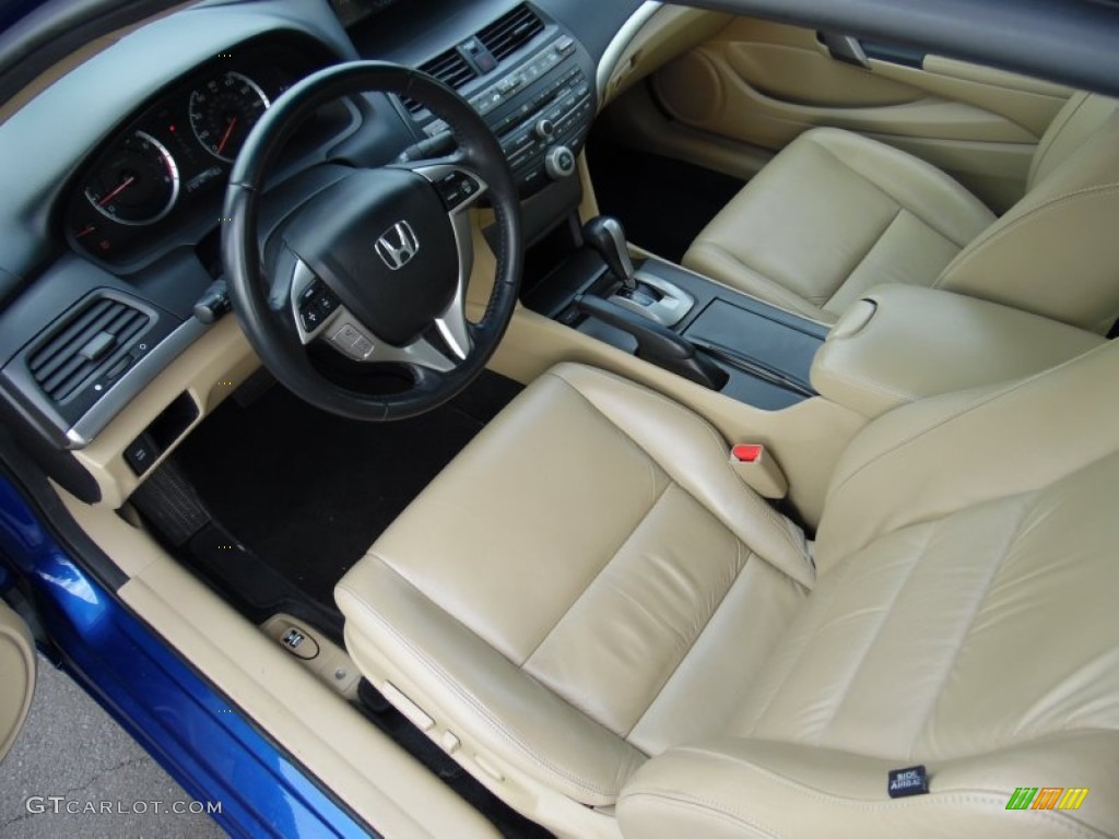 Ivory Interior 2010 Honda Accord EX-L V6 Coupe Photo #108140712